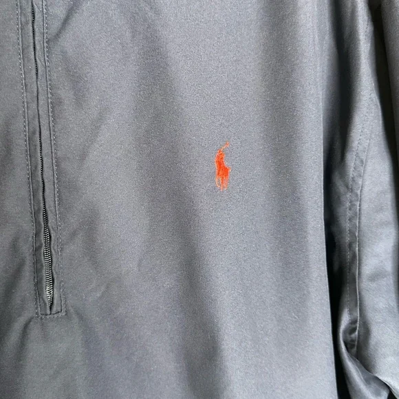 Polo Ralph Lauren Men’s 1/4 Zip Navy Blue Jacket Size Medium - Picture 3 of 7